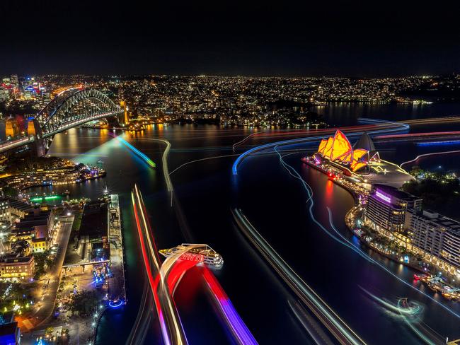 View of Sydney Harbour from Altitude Restaurant. Picture: Destination NSW