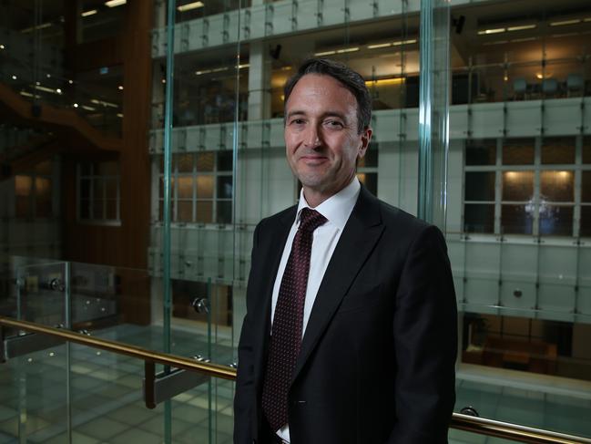 11/02/2019. Richard Howes the new CEO of Challenger. Pictured at their offices in Sydney's CBD ahead of announcing the company's half-year profit. Britta Campion / The Australian