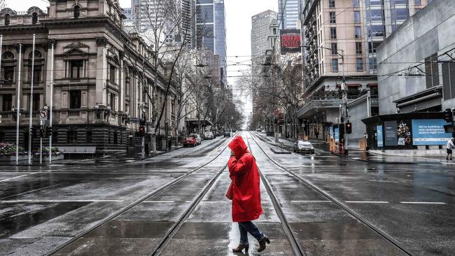 Melbourne has now endured six lockdowns. Picture: Ian Currie