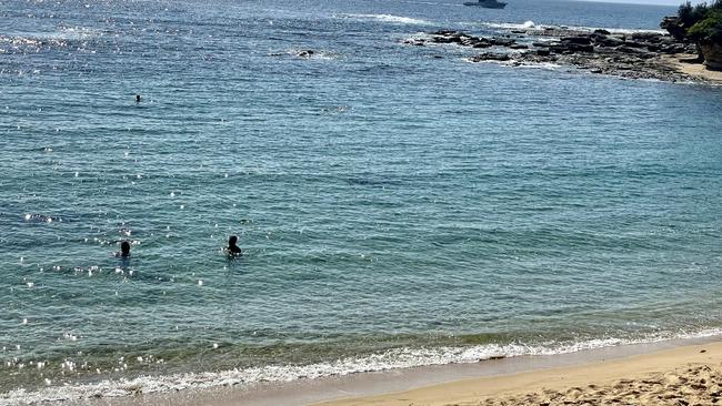 Locals returned to Little Bay on Friday following the fatal shark attack.