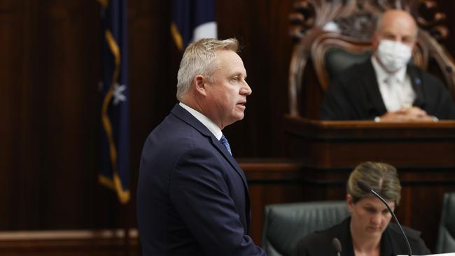 Premier Jeremy Rockliff. Final sitting week of parliament for 2023. Picture: Nikki Davis-Jones