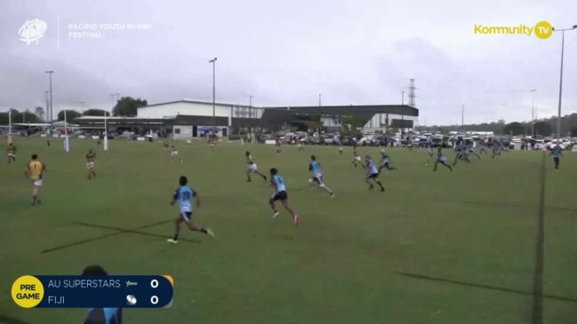 Replay: AU Superstars v Qld Fiji (U18 Boys) - Pacific Youth Rugby Festival Day 1