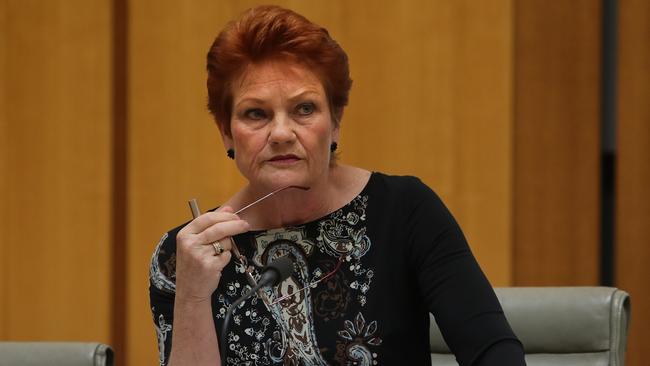 Senator Pauline Hanson has attacked the sale to China. Picture Kym Smith