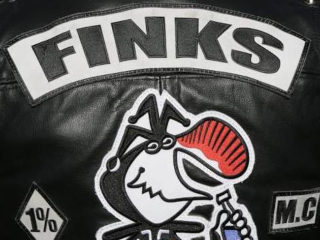 The log of the notorious bikie gang The Finks