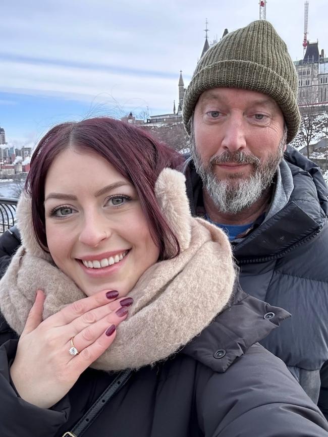 The comedian is engaged to his partner, Amanda. Picture: Instagram