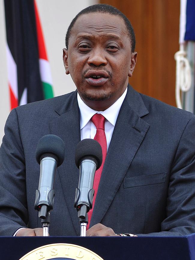 Kenyan President Uhuru Kenyatta