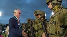 Malcolm Turnbull Sends Holiday Wishes to Australian Troops. Credit - The PMO via Storyful