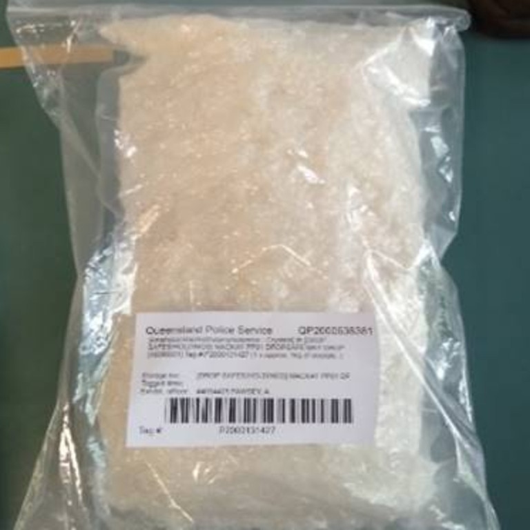 The 32-year-old father was in control of more than 1kg of pure meth. Picture: QPS