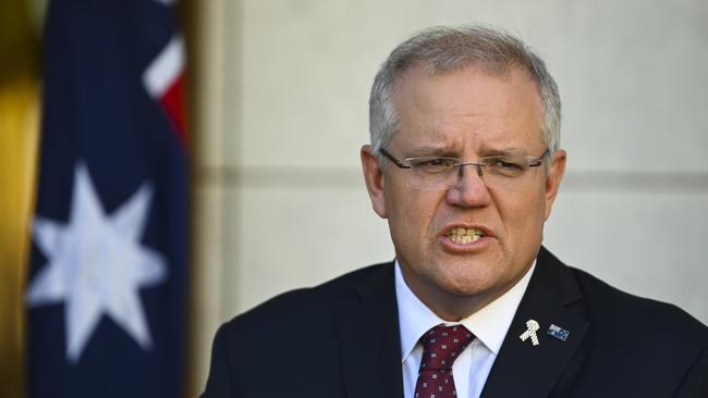 Scott Morrison publicly revealed his frustration after declaring the banks needed to lift their game. Picture: AAP