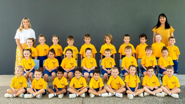 Emmanuel Catholic Primary School Prep S Miss Aleisha Smith, Mrs Elaine Ivory Back Row: Darcy, Addyson, Sylvie, Archer, Jasen, Evander, Jackson, Fletcher, Amelia, Finnlay Middle Row: Isobel, Sahara, Scarlett, Aria, Aric, Cooper, Roman, Georgie Front Row: Ellie-May, Harvey, Neerav, Lacey, Noah, Dawsyn, Zoe, Ryan, Ezekiel Picture: Michaela Harlow