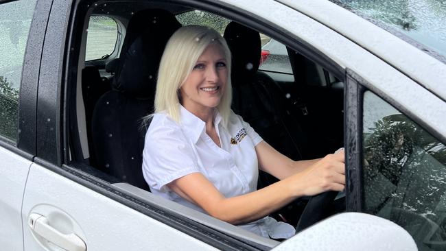 Sunshine Coast instructor Sue Ottaway from Coastwide Driving School. Photo:contributed.