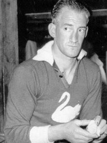 Max Hardacre played football in Tasmania for 36 years. Picture: Supplied.