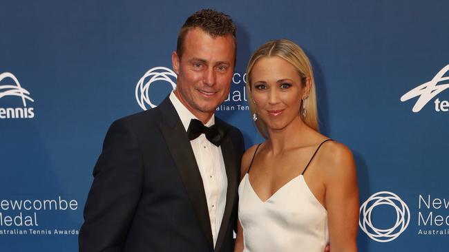 Lleyton Hewitt and Bec Hewitt.