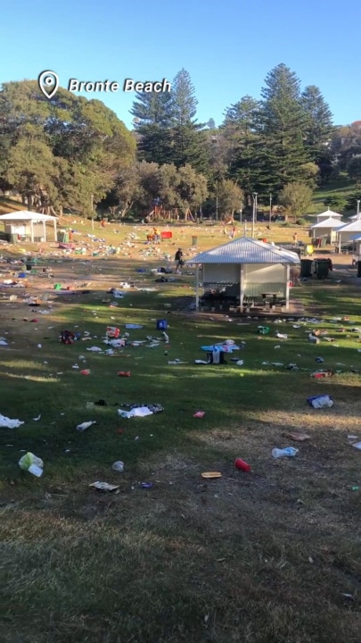 Pictures reveal ugly aftermath of infamous Sydney Christmas beach bash