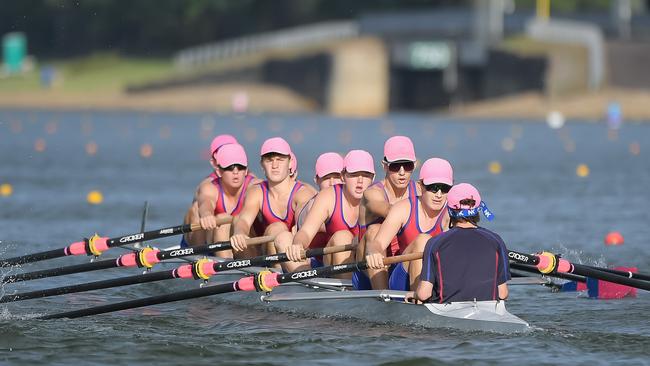 The pressure was on rowers at the NSW championships at Penrith. Pictures: Brad Redfern