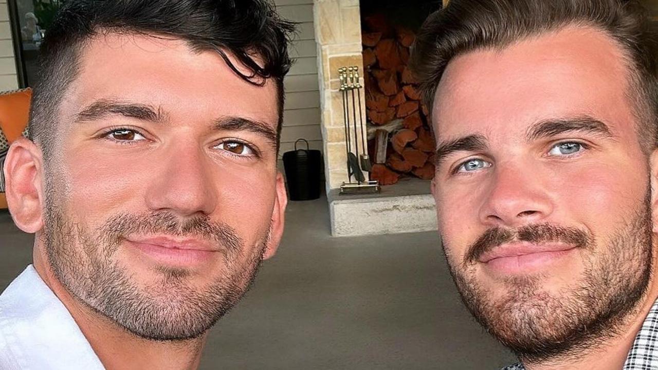 Luke Davies (left) and Jesse Baird (right) were allegedly murdered at a Paddington home. Picture: Instagram