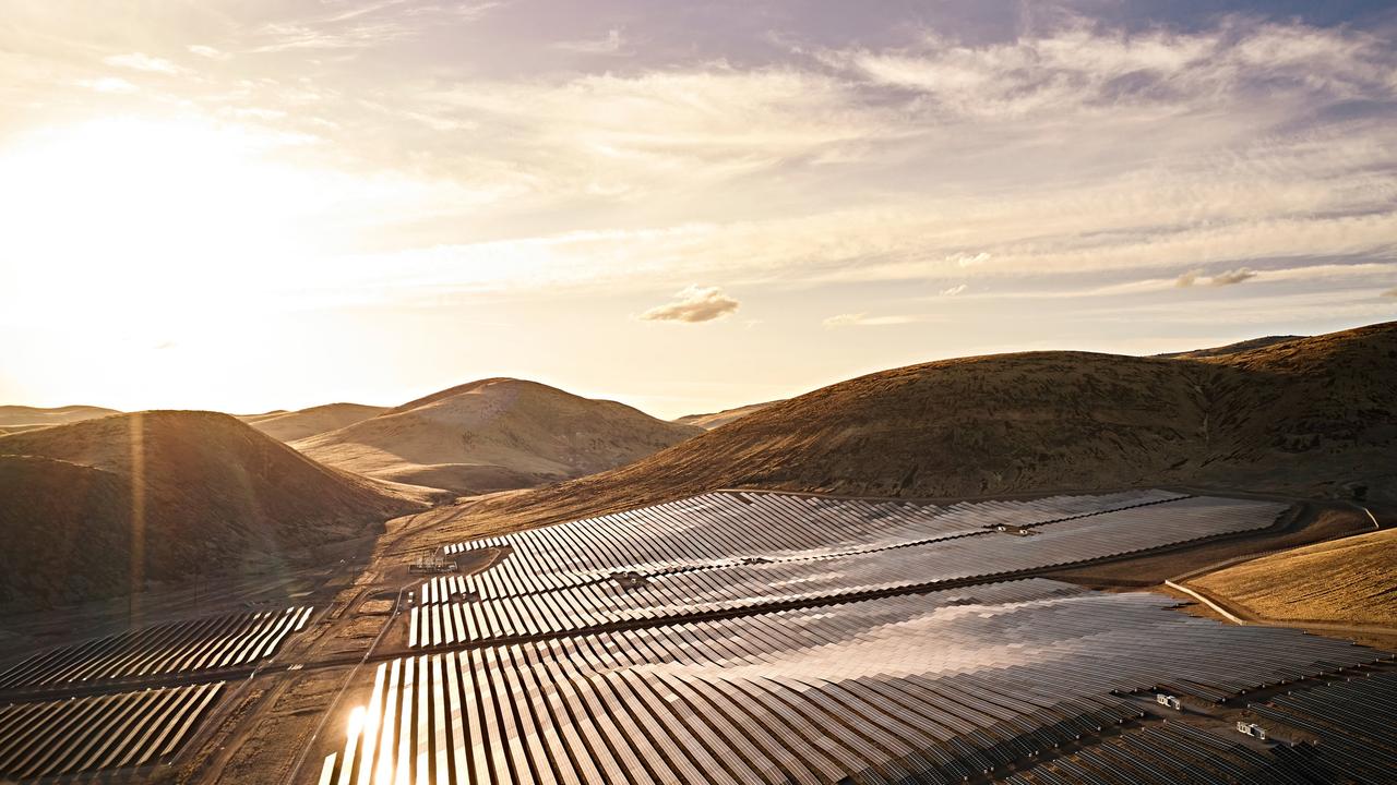 Apple’s solar project in Reno, Nevada. Picture: Supplied