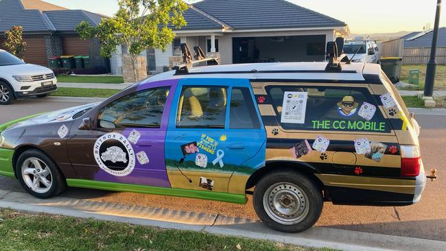 Melissa Matchett and her son Beau, for team Put the Lime in the Coconut, will take part in the 2023 Autumn Shitbox Rally from Newcastle to Townsville on May 13th. Supplied