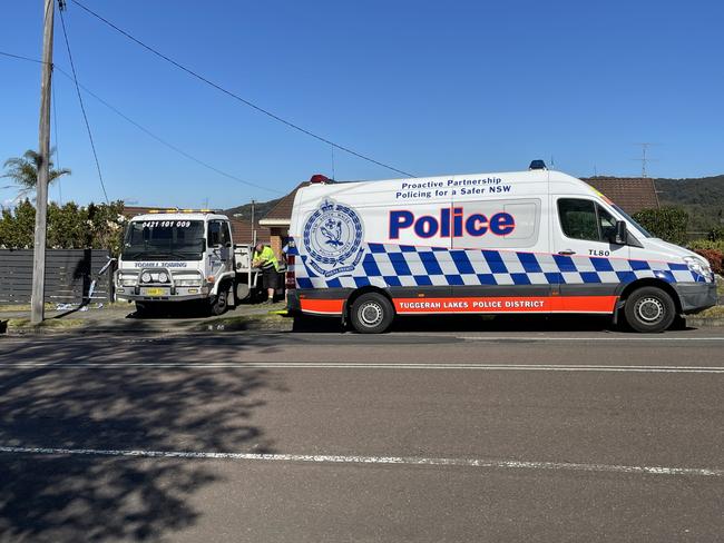 Police remained at the Tumbi Umbi house on Friday.