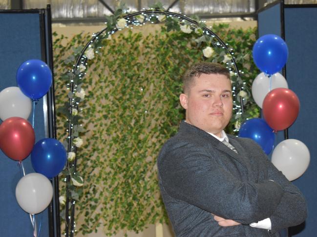 Joshua Larsen at Stanthorpe State High School's 2023 formal (Photo: NRM)