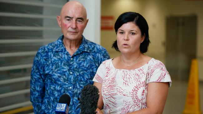 Health Minister Natasha Fyles and the NT Chief Health Officer Hugh Heggie provided a COVID-19 update this morning. Picture GLENN CAMPBELL