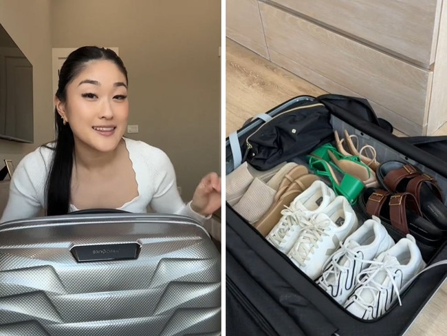 Travel lighter with up to 52 per cent off Samsonite this Amazon Prime Day. Picture: TikTok/@jenniesuk.