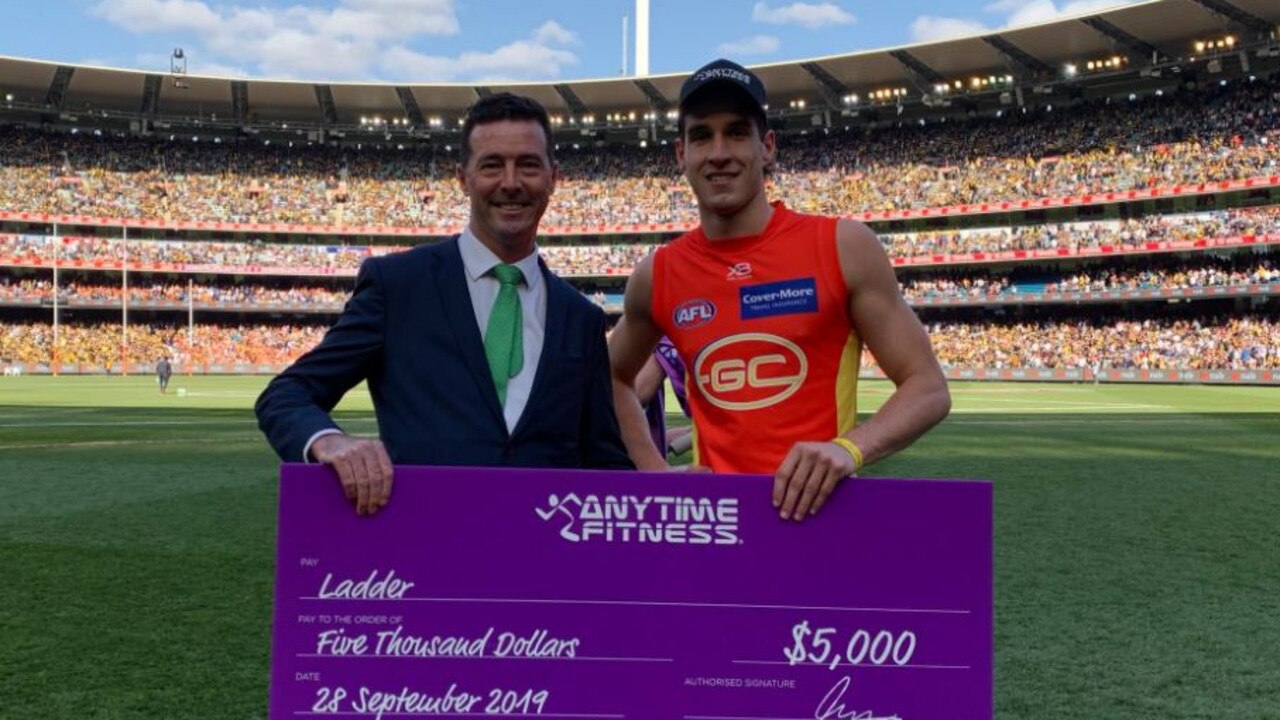 AFL Grand Final sprint Gold Coast Suns forward Ben King wins halftime race