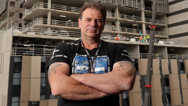 John Setka, Victorian Union Leader of the CFMEU. Picture: Stuart McEvoy