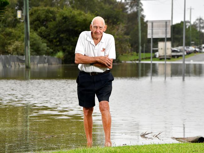 Donald Smith during the 2022 floods