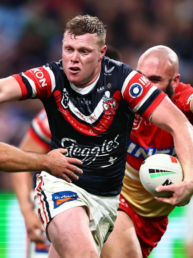 Hutchison played 71 games for the Roosters. Photo by Jeremy Ng/Getty Images