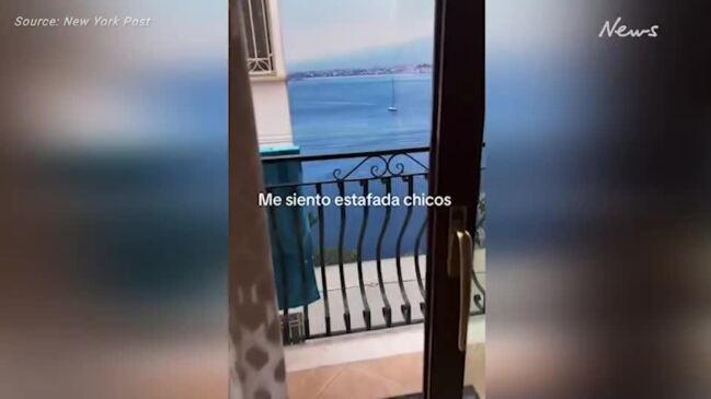 Room in Italy with supposed ‘sea view’