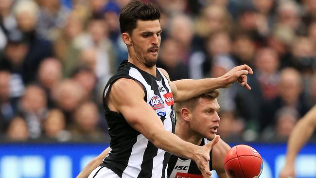 Scott Pendlebury had another quiet final. Picture: Mark Stewart