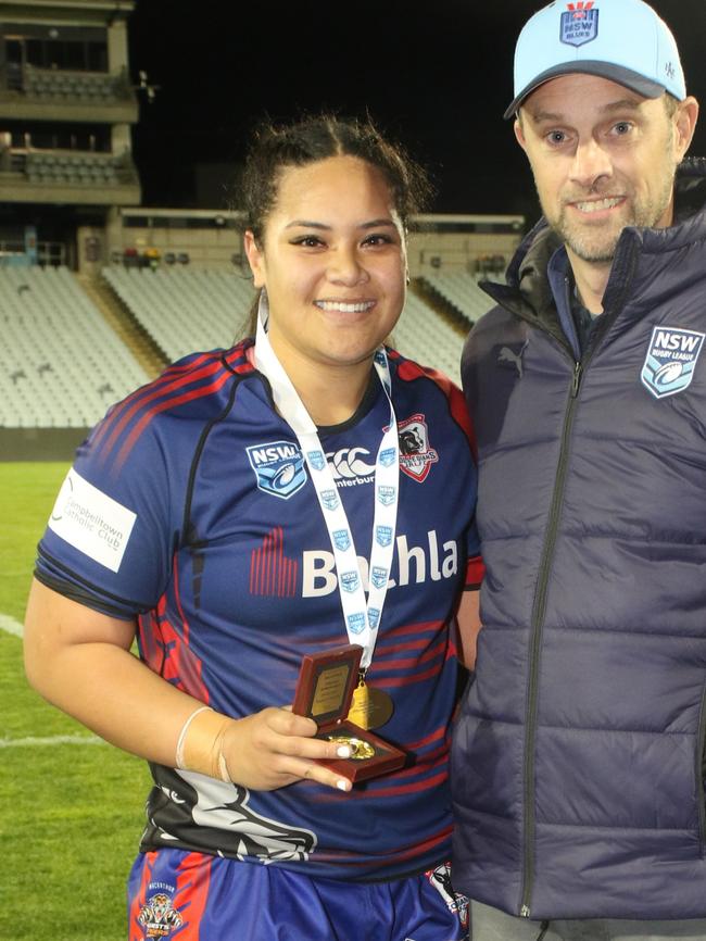 Folau Vaki was a worthy winner of the player of the match award. Photo: Warren Gannon Photography