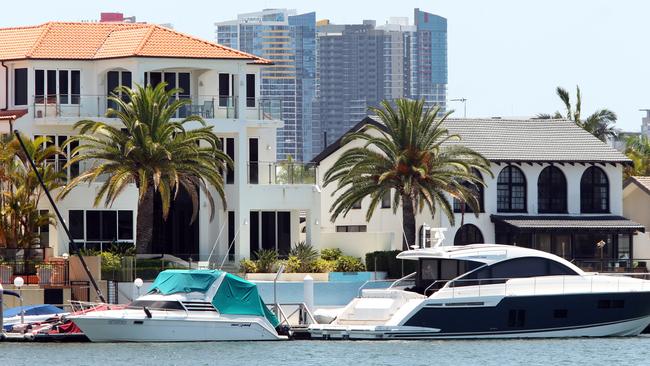 Waterfront properties on the Gold Coast. Worldwide, the average starting price of a luxury home is $US2.1m.