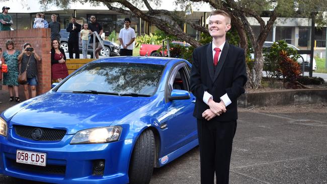 Jordan Schuh at the Gympie Special School formal. Picture: Contributed.