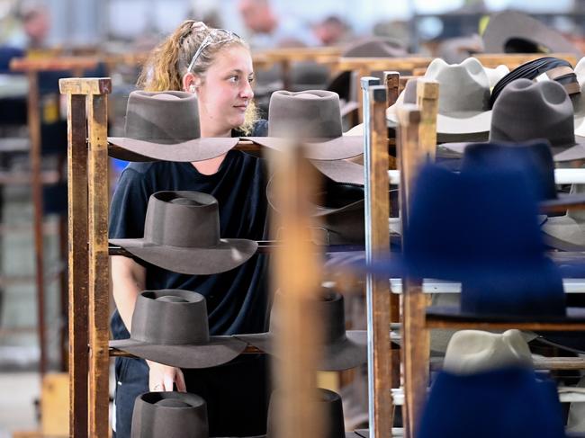 Akubra Australia can’t make hats fast enough to keep up with demand. Picture: Supplied