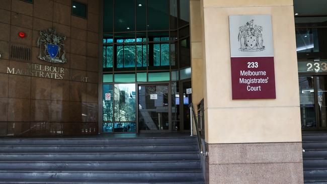 A man is set to face Melbourne Magistrates’ Court after a dramatic arrest over a string of alleged armed robberies. Picture: Ian Currie