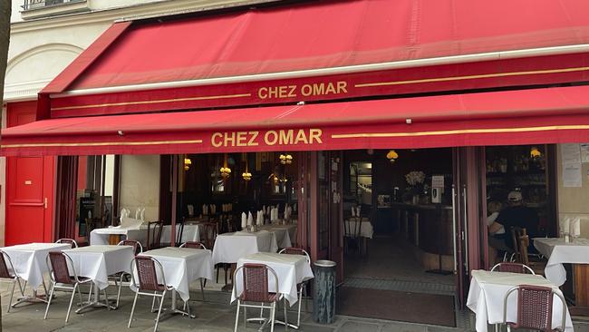 Chez Omar, a restaurant in Paris.