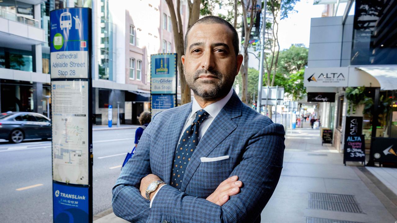 Fouad Kouzi in Adelaide Street, Brisbane. Picture: Richard Walker