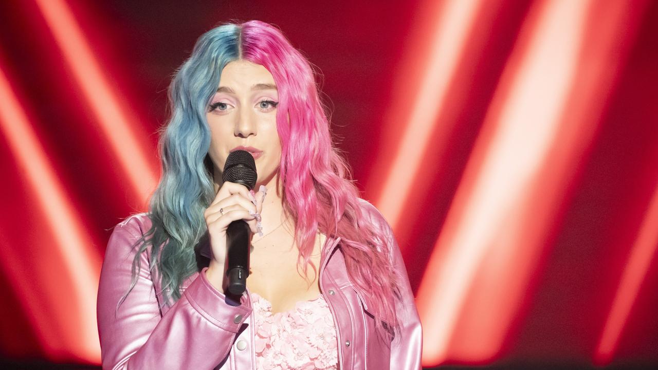 Adelaide's Jenna Hudson, aka Jenna with The Pink, will star on The Voice Australia. Pics: Seven.