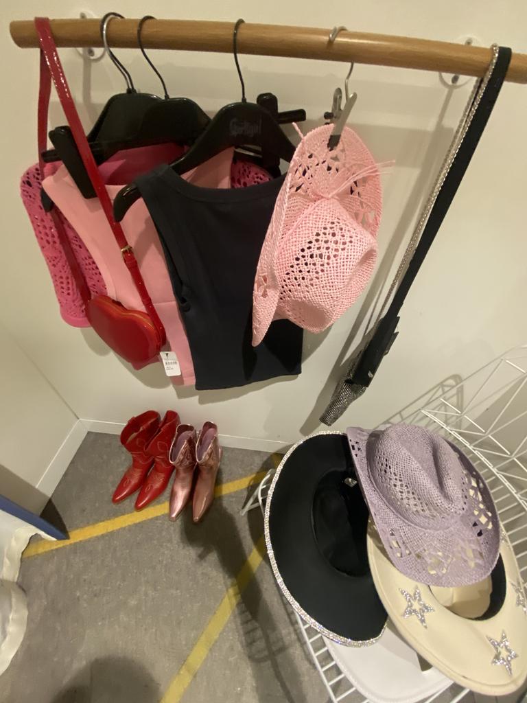 My Sportsgirl haul included a slew of cowgirl hats, boots and bags. Picture: NCA NewsWire