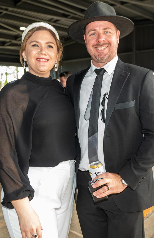 Larissa Simonsen and Chris Simonsen at NQ Classic Derby Day Mackay Turf Club Saturday 30 September 2023 Picture: Michaela Harlow