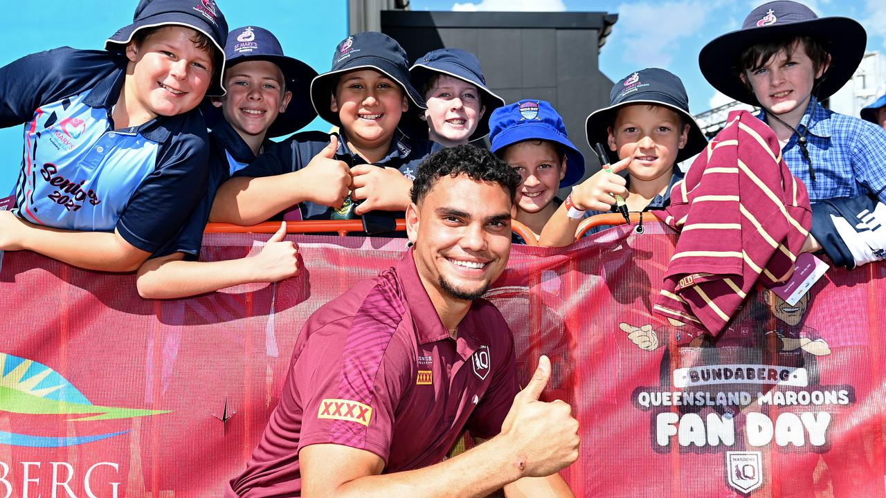 Xavier Coates is enjoying the build-up to Origin I in Townsville next week. Picture: Getty Images