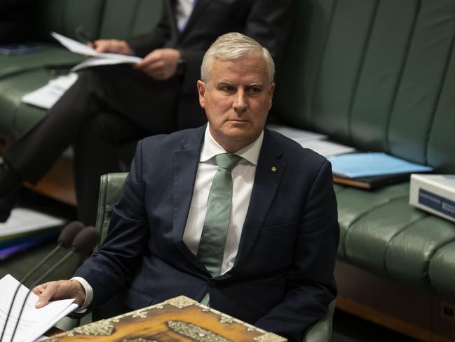 CANBERRA, AUSTRALIA - NewsWire Photos JUNE 17, 2021: Deputy Prime Minister of Australia, Michael McCormack during Question Time at Parliament House in Canberra. Picture: NCA NewsWire / Martin Ollman