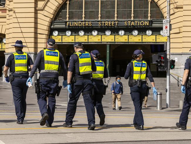 Victoria Police is facing an ongoing resourcing crisis. Picture: Daniel Pockett