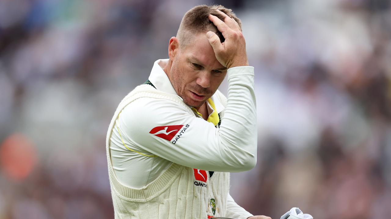 David Warner is set to retire at the New Year’s Test after a lean run with the bat. Picture: Ryan Pierse/Getty Images