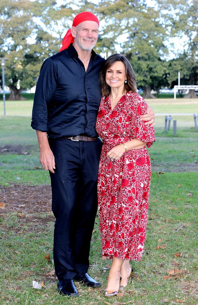 FitzSimons set the record straight on his and wife Lisa Wilkinson’s annual Australia Day party, after Grant poked fun at it in a fictional story. Picture: Stephen Cooper