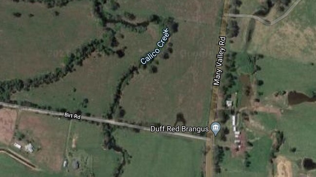 The notorious intersection of the Mary Valley Highway and Birt Road.