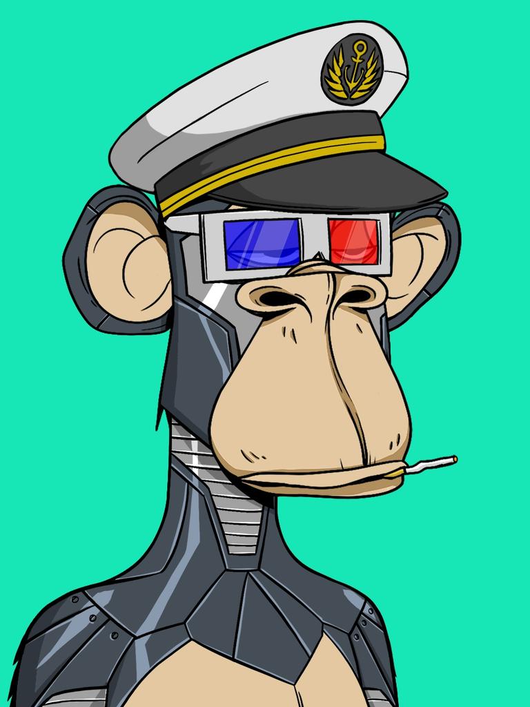 A member of the Bored Ape Yacht Club. Picture: Supplied