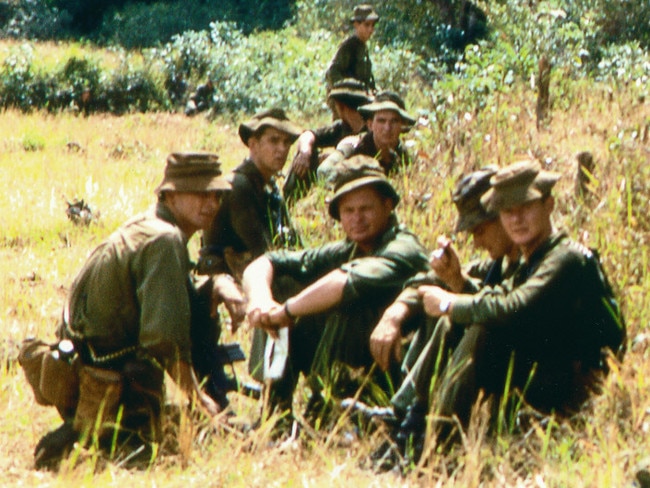 This picture was taken soon after the 6th Battalion of The Royal Australian Regiment was involved in Operation Bribie in South Vietnam in February 1967. Photo: Jan Chisholm